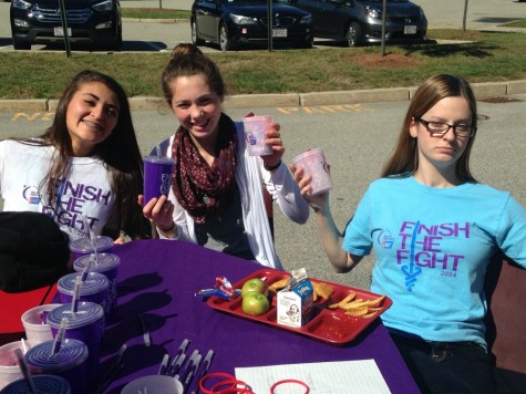 Julia Gittlin, sophomore, a part of the club, relay for life says they want to help "Finish the fight of cancer and plan the relay event."