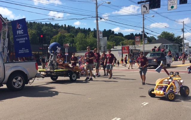 The Algonquin Robotics team show off their new technological creations. 
