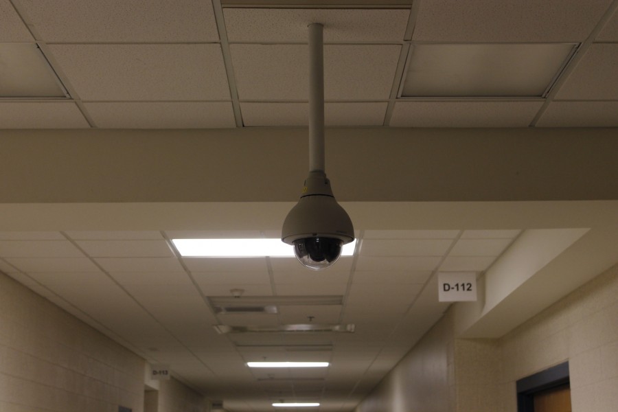 The 18 new security cameras are dotted around the school  for a total cost of about $37,000. 