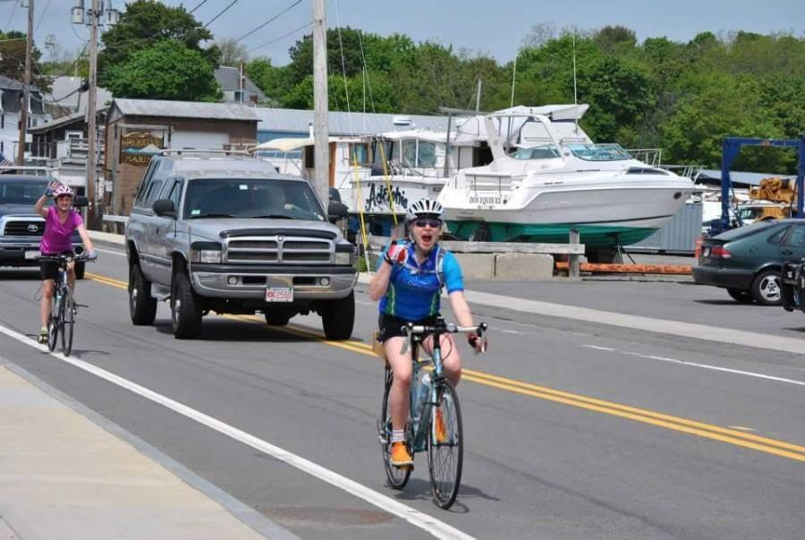 Senior Darby Foster cycles to raise money for diabetes research in the North Shore Tour de Cure bike ride every year. 