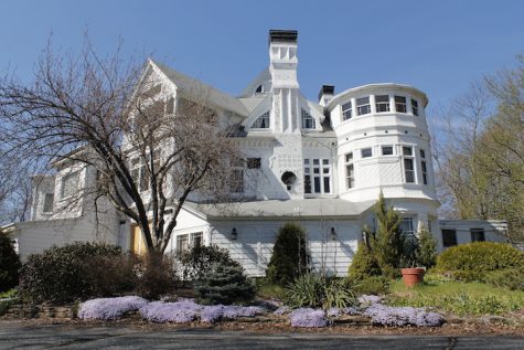 Built in 1880, White Cliffs mansion stands at 167 Main Street, Northborough. It was used for years as a function facility, but faced the prospect of demolition in 2015. On April 25, the house was saved from destruction at the 2016 Northborough Town Meeting when it was purchased with Northborough Community Preservation Fund revenues.  