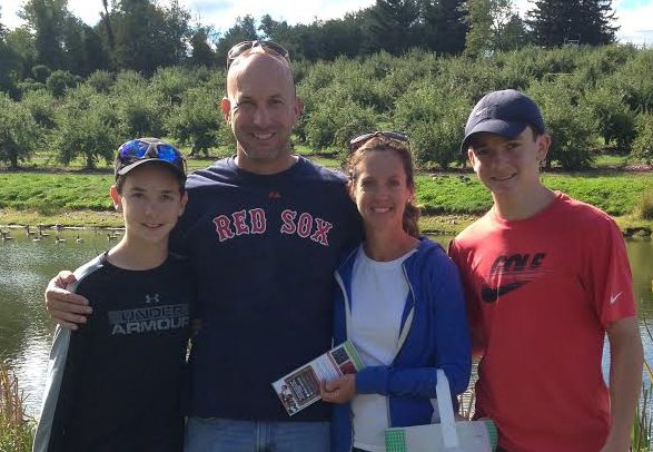 Social studies teacher Stephen Godbout with his wife, Barri Lynn, and two children, Benjamin and Jonathan. The Godbout family is directly impacted by heart conditions, which threaten the lives Senate Bill 2449 and AEDs have the potential to save. 