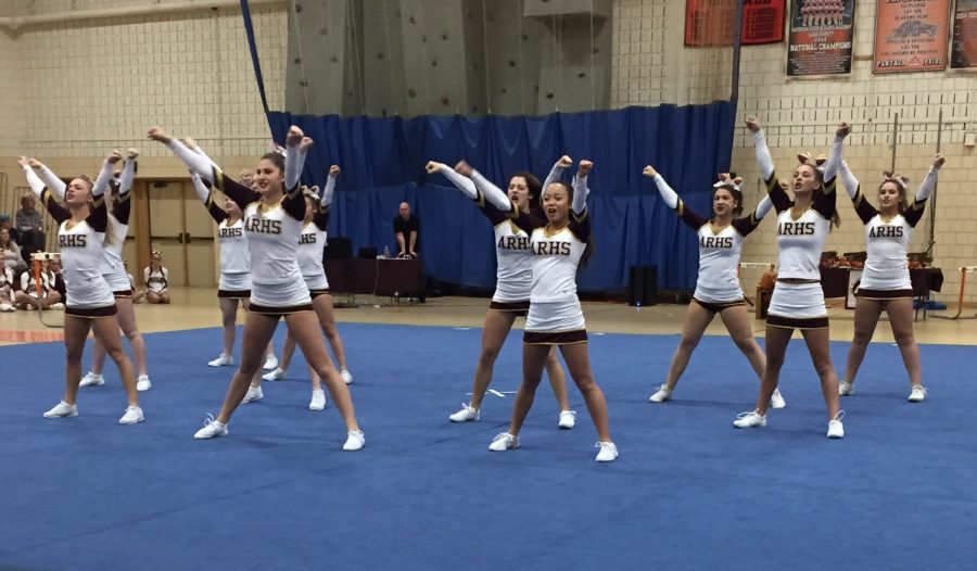 The cheer team competed at Regionals on November 13. 