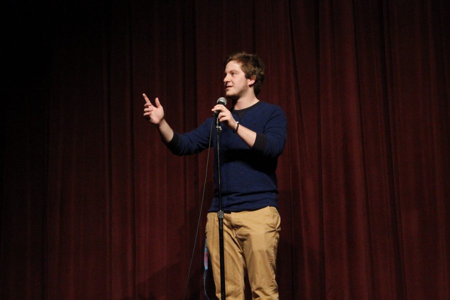 Junior Ethan Ash mystified the audience with a cryptic original poem at the end of the competition. 