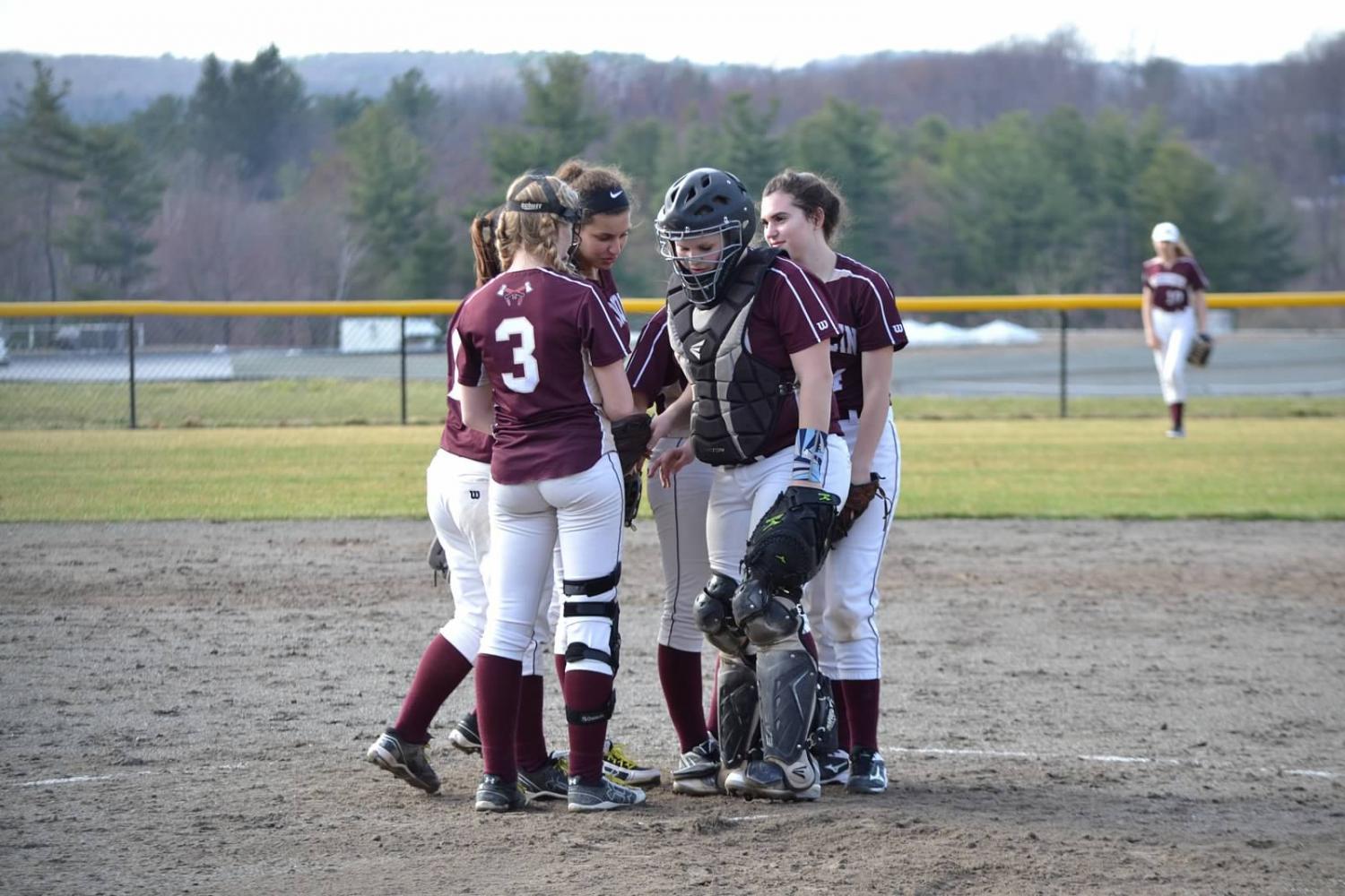 Girls softball has rough start, hopes to improve with practice