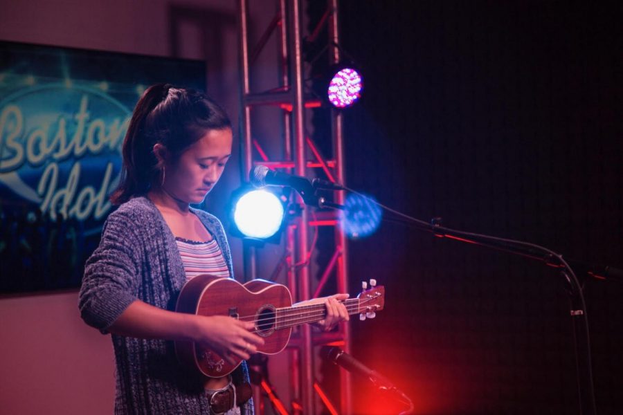 As one of only 10 contestants chosen to compete on TV, junior Liliko Uchida recently showcased her musical talents by performing an original song on WCVBs Chronicle Boston Idol special.