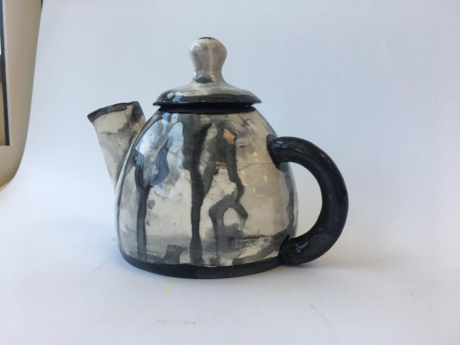 Junior Sarah Swartwout displays her creativity through ceramics.