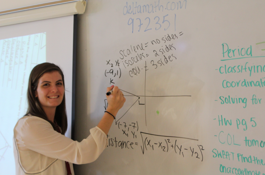 Selena+Giroux+begins+a+full-time+job+in+the+math+department.