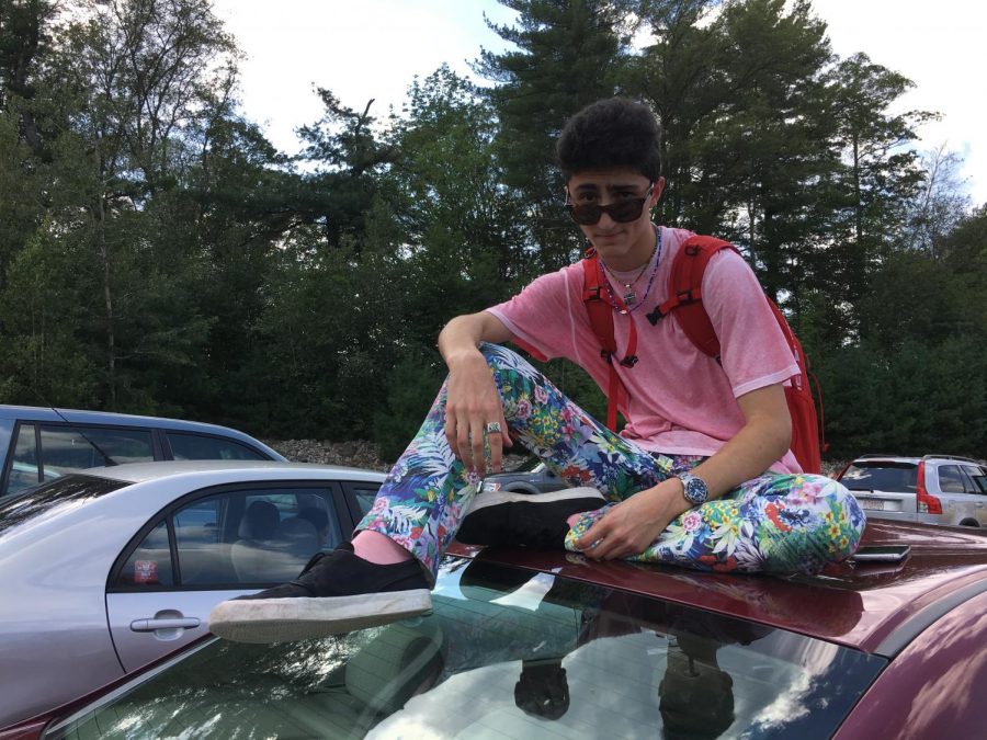 “These pants are straight out of the 80s from Brazil,” senior Giancarlo Coelho said. 