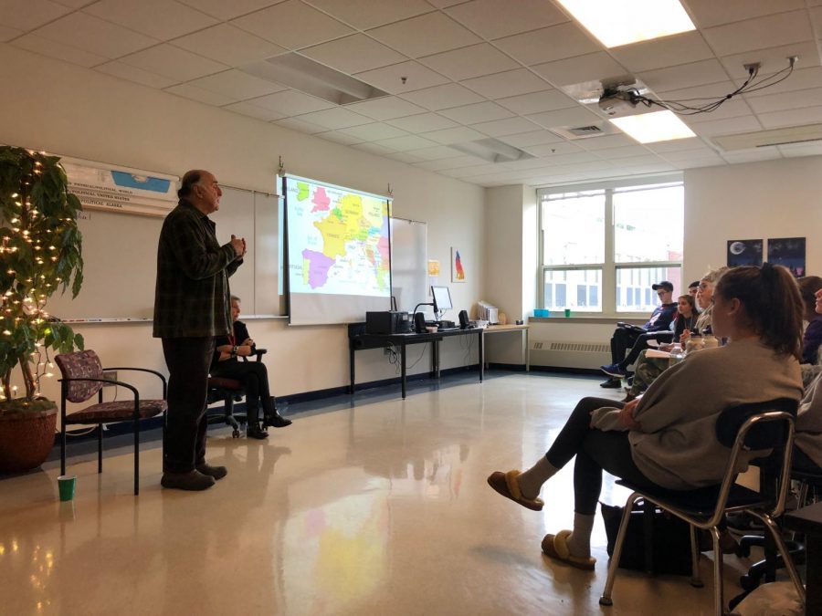 Holocaust survivors share experiences with students