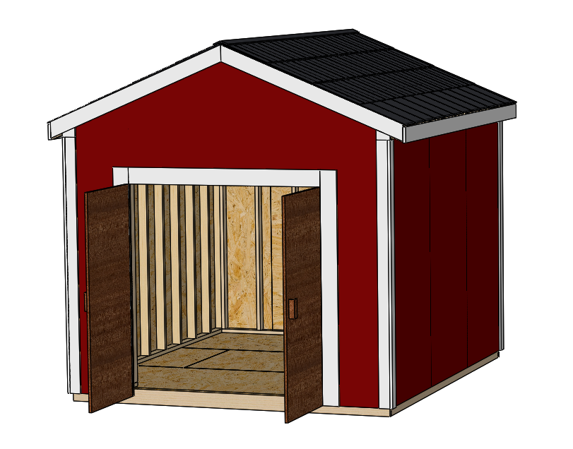 Senior Matt Mshooshian designed this shed for the school. Though it is not currently scheduled to be built, applied arts and technology teacher Dan Strickland is hopeful it will be in the future.