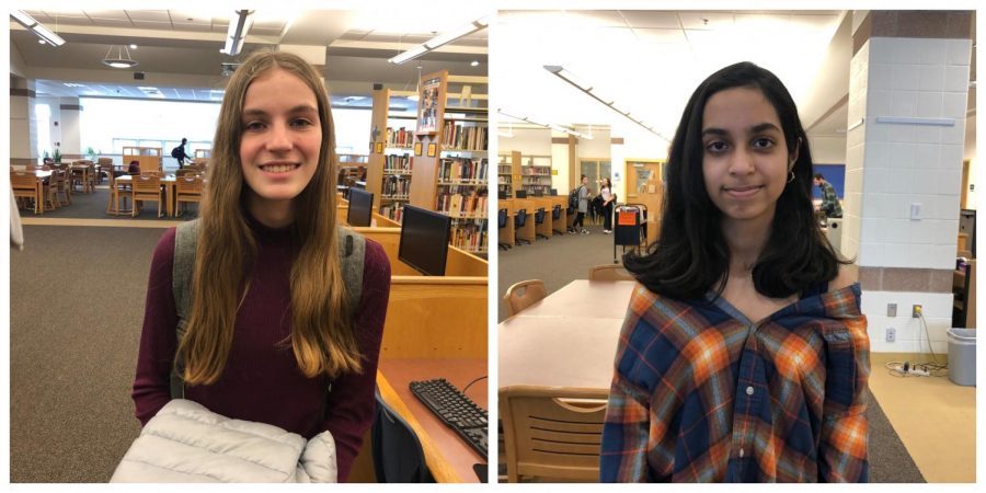 Sophomores Kathryn Zaia and Sarah Saeed recently started the Slam Poetry Club to expose the Algonquin community to all aspects of performing slam poetry. 