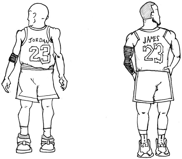 How to Draw Lebron James - Los Angeles Lakers Art 