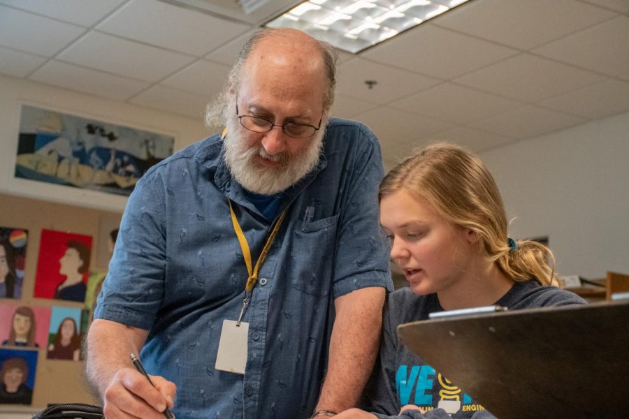 Fine and Performing Arts teacher George Hancin will retire at the end of the school year after 24 years at Algonquin.  