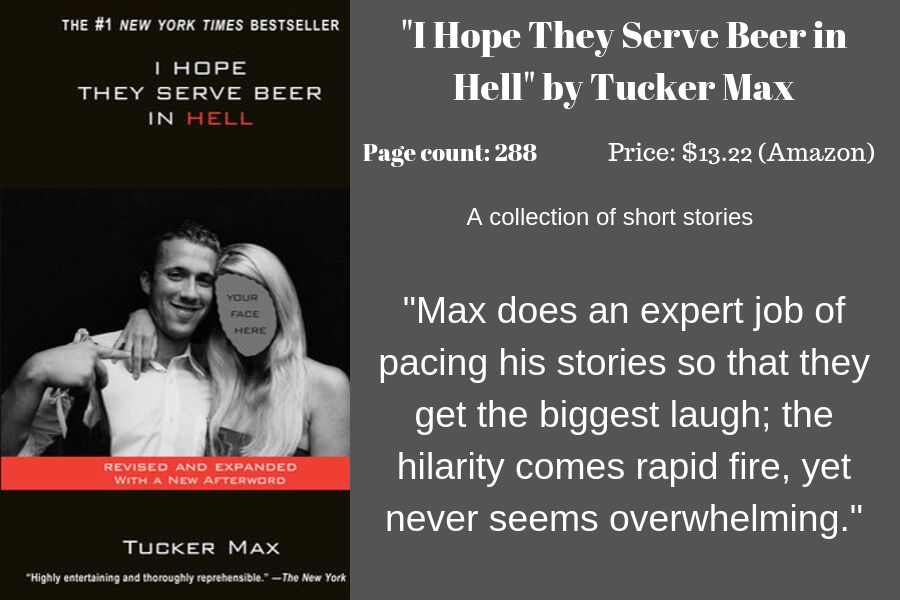 Staff writer Matt Smith writes that Tucker Max makes his rude action hilarious in autobiography I Hope They Serve Beer in Hell.