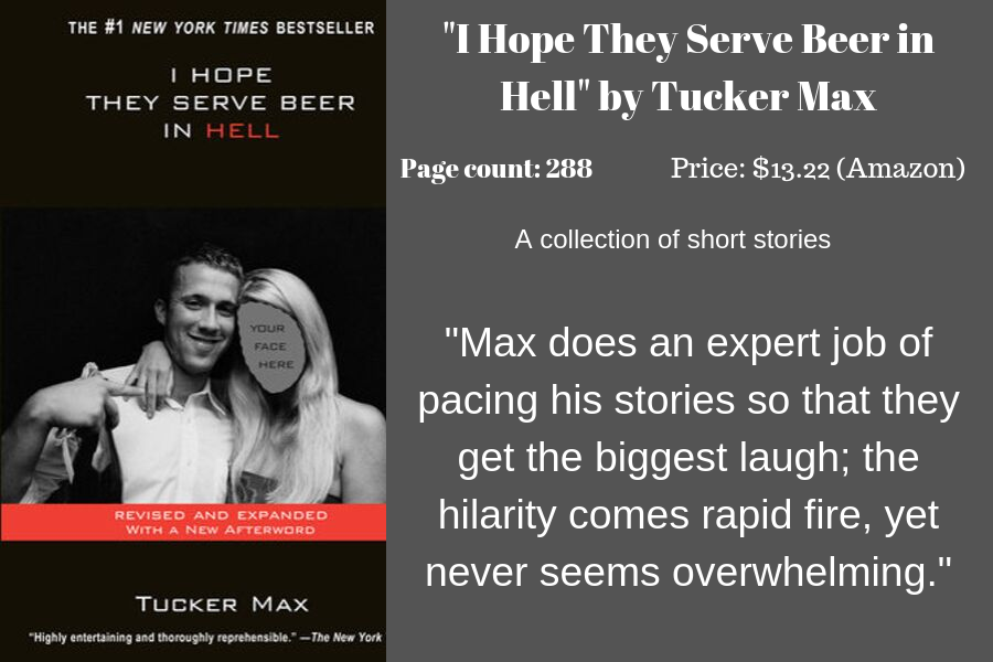 Staff writer Matt Smith writes that Tucker Max makes his rude action hilarious in autobiography "I Hope They Serve Beer in Hell."