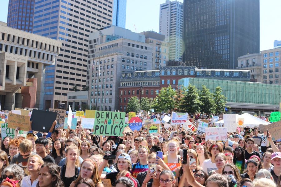 Officials estimate that about 7,000 youth skipped school and attended the Boston Climate Strike on Sept. 20.