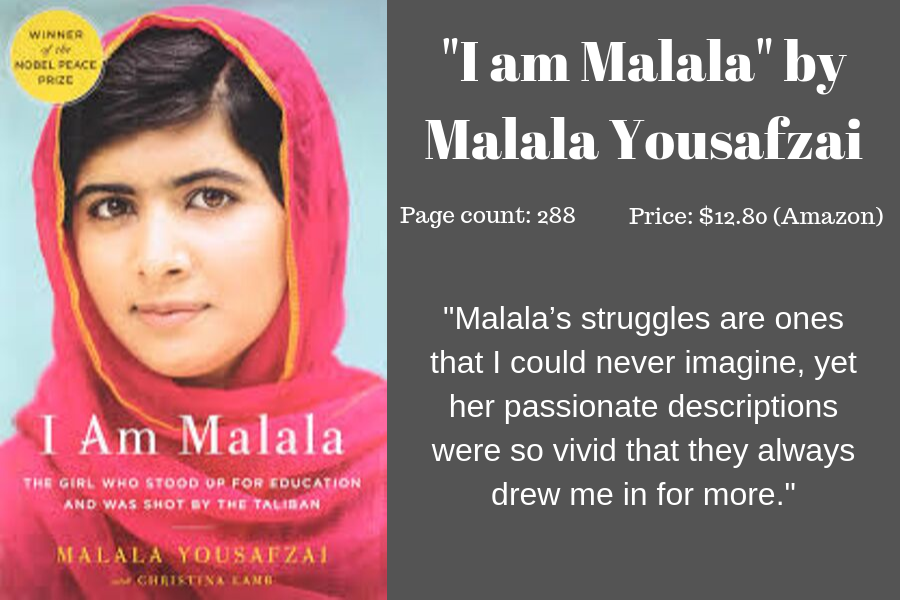 Staff writer Emma Moore writes that "I am Malala," a memoir by Malala Yousafzai taught her about the struggles of women in Pakistan as well as inspired her to learn more.