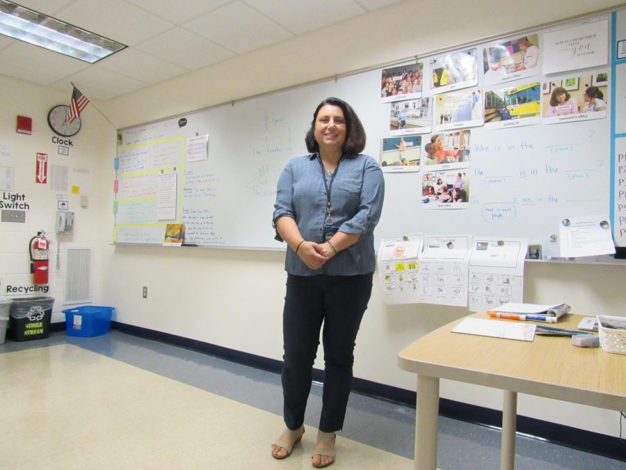 New English Language Development teacher Servi Oyola was inspired to teach after her own experiences as an English learner. 