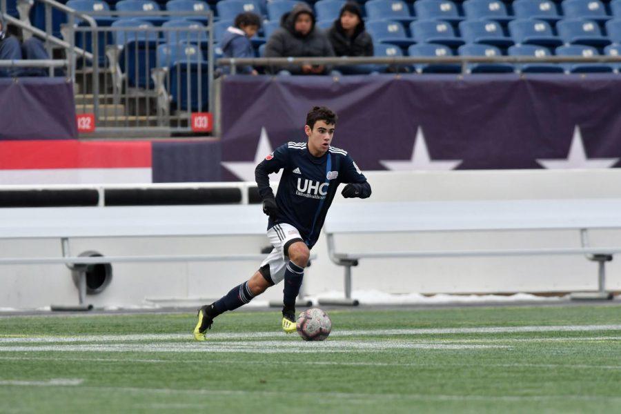 Senior Trevor Burns has played for the New England Revolution Academy, an elite player development program since he was 14. Next year, he will play Division I soccer at Georgetown University, which won the 2019 National Championship.