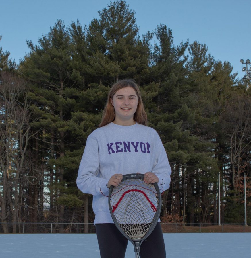 Senior Nola Garands dream of playing lacrosse at the college level will be fulfilled at Kenyon  College. 