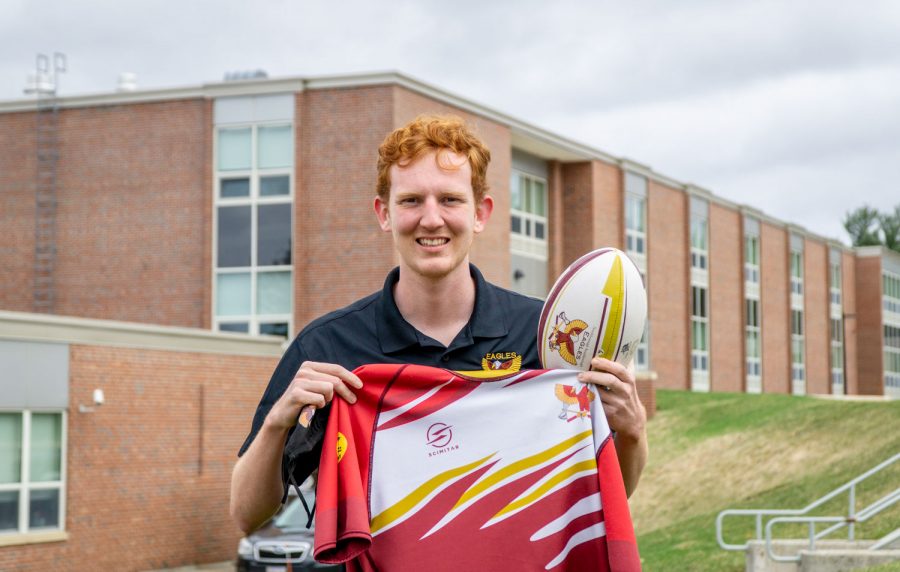 Senior Edward Gostick started his middle school rugby team as his Eagle Scout project. He thought that it would increase their chance of winning in high school since the players would have more experience and knowledge of the game.