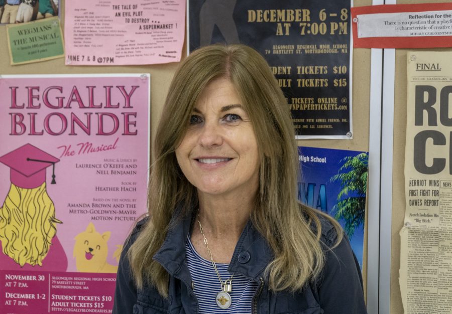 Fine+and+Performing+Arts+teacher+Maura+Morrison%2C+who+directed+the+shows+and+musicals+at+Algonquin%2C+is+retiring+after+34+years+in+the+department.