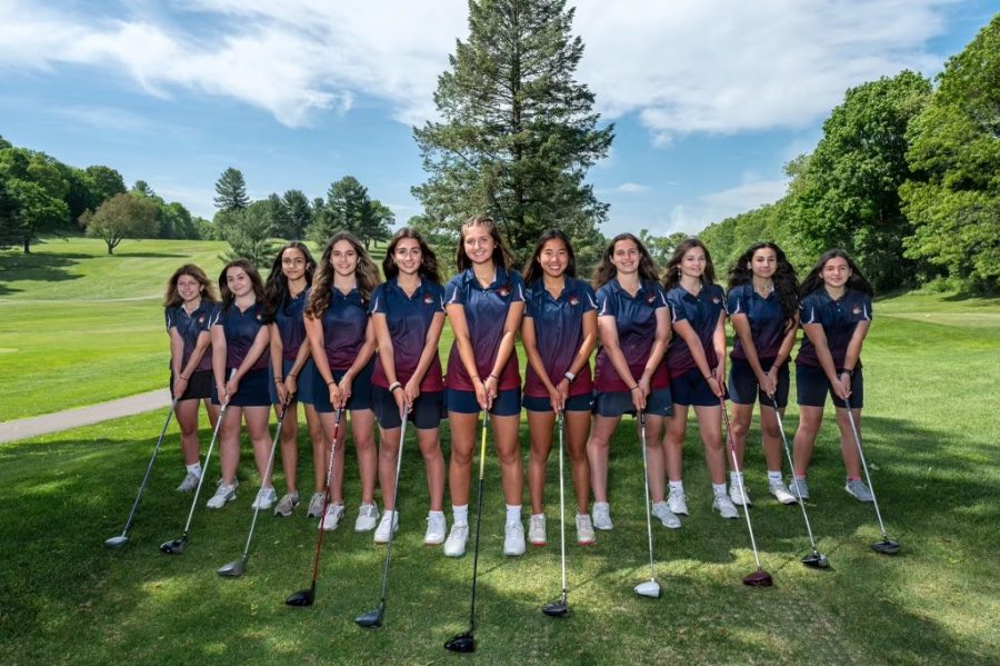 The+girls+golf+team+ended+their+season+with+a+9-0+record%2C+taking+them+to+the+Central+Mass+tournament+where+they+became+Central+Mass+champions.+