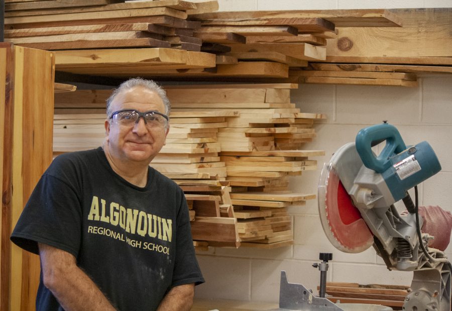 Applied Arts and Technology teacher Ralph Arabian uses his tools in class on Thursday, Nov. 5. 
