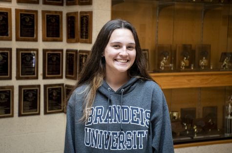 Senior Caroline Alcock will continue her soccer career at Brandeis University.