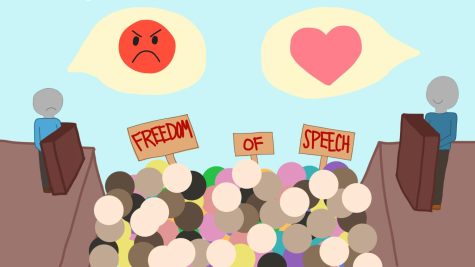 Staff writer Verina Hanna reminds that the freedom of speech is not an excuse for harmful language and words.