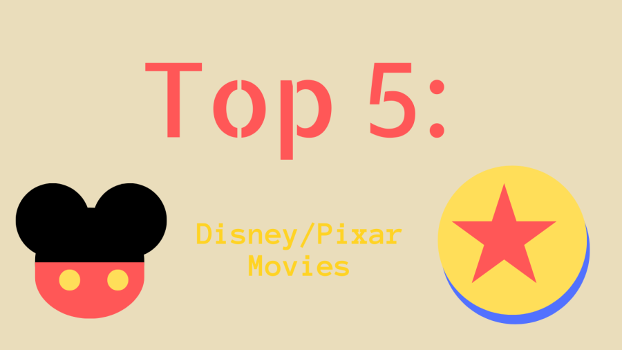 Top 5 Disney/Pixar Movies