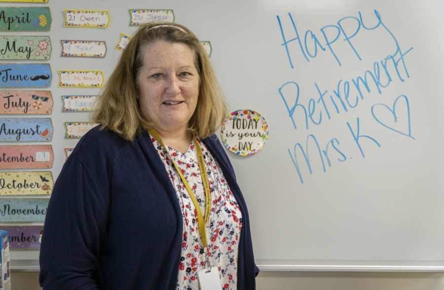 Special Education teacher Lisa Klockner retires from Algonquin after this school year.