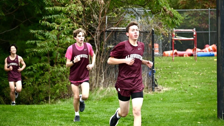 Boys Cross Country competes in a home meet against Leominster on Oct. 3, 2022.