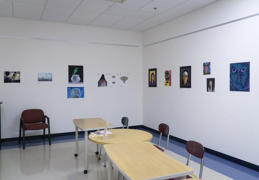 Artwork of various mediums is displayed in the art gallery, which is run by Gallery of the Boroughs. Gallery of the Boroughs is run by Algonquin students who are involved in the Art Gallery Management elective.