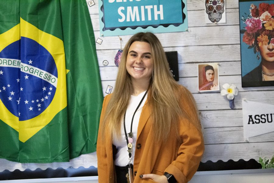New World Language Teacher Pauliny Smiths goals this year include creating a welcoming classroom environment and building connections with her students.