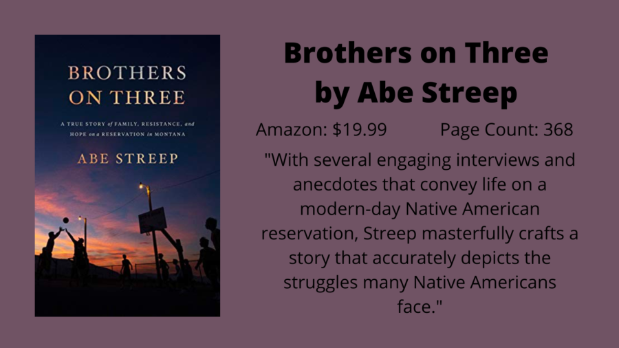 Staff Writer Satoshi Conway writes that Brothers on Three by Abe Streep tells an inspiring true story.