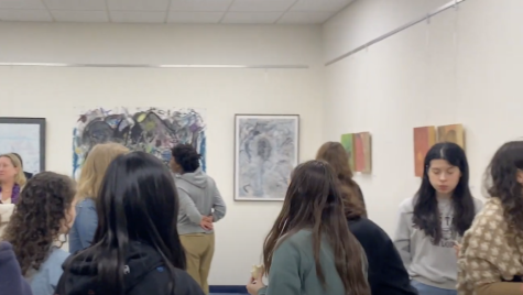 VIDEO: Students celebrate art show reception