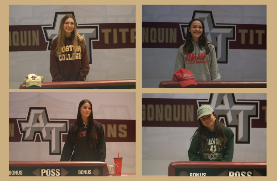 The Harbinger will be spotlighting seniors who have committed to playing sports at the college level in multiple rounds. These photos were taken during the college signing event on Nov. 22, 2022.