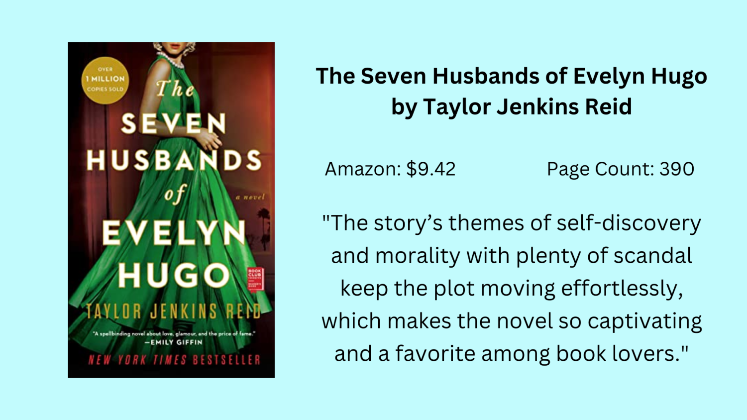 REVIEW: 'The Seven Husbands of Evelyn Hugo,' tells gripping tale of a  public yet mysterious life – THE ALGONQUIN HARBINGER