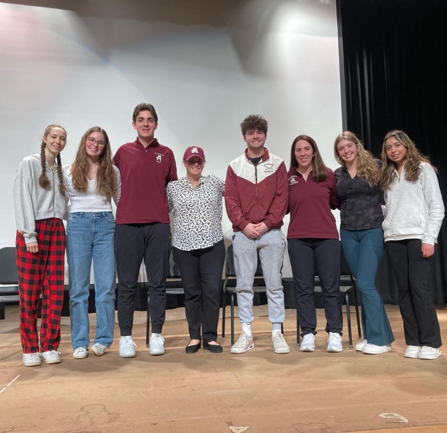 The Athletic Soul, created and led by Sara Medina and Sadie Candela, organized an event regarding supporting athletes mental health with Dr. Kim OBrien and student panelists.