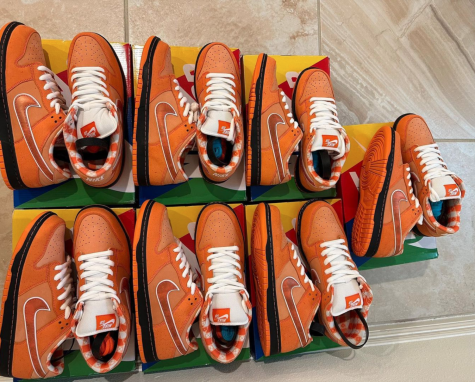 Senior Mason Tilghman resells sneakers and other apparel in-person and online, turning passion into profit.