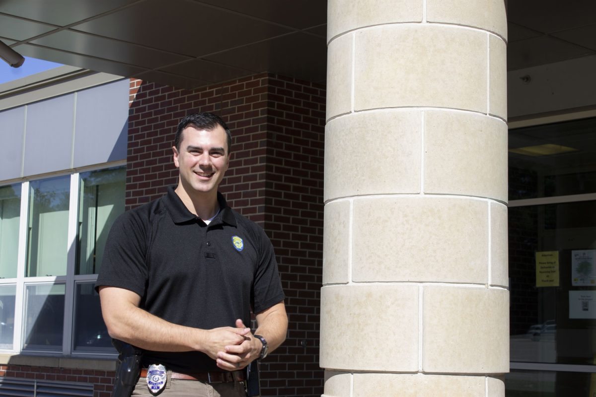 Officer Stephen Sullivan is Algonquin’s new school resource officer, here to help students.