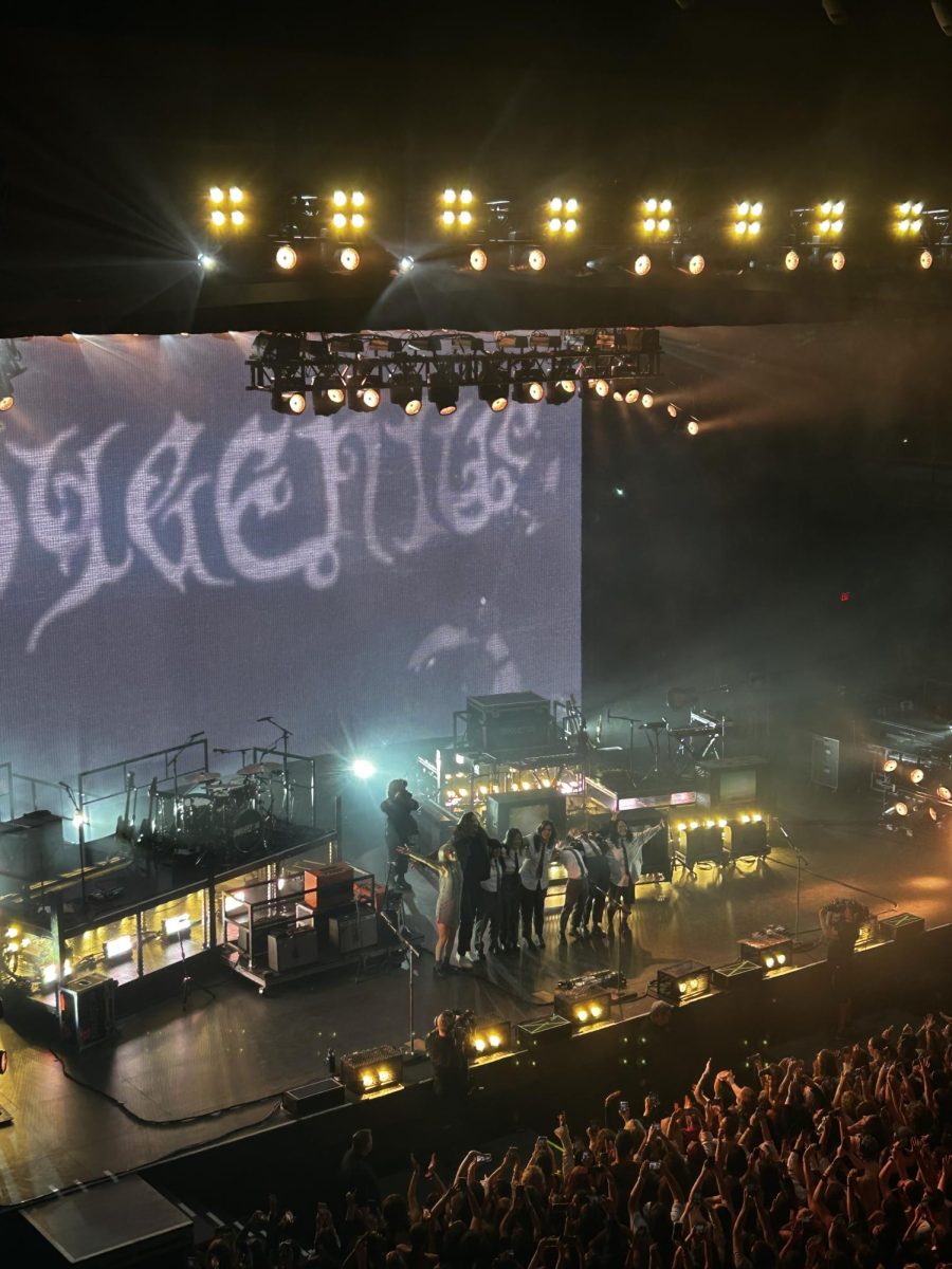 The indie group boygenius performed at MGM Music Hall at Fenway on Sept. 25 and 26. Hozier joined boygenius on stage to sing “Salt in the Wound.”