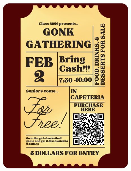 The sophomore steering committee will host Gonk Gathering this Friday at 7:30 p.m.