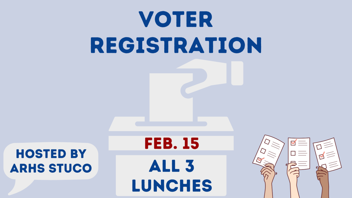 Student Council is hosting an opportunity for students ages 16 and older to pre-register or register to vote for U.S. elections during all three lunches on Thursday, Feb. 15.