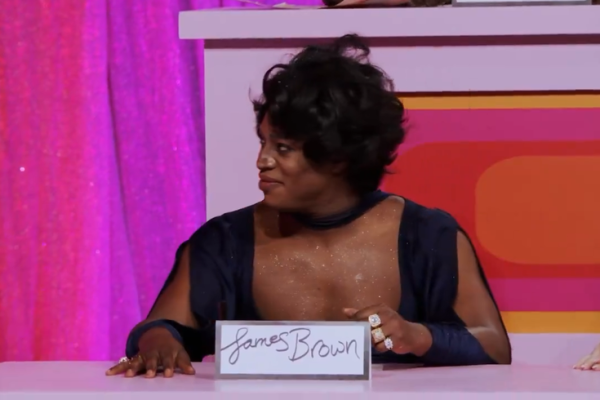 Sports Editor Jax Jacksons top pick of the week, Sapphira Cristál, performs as James Brown in the Snatch Game.