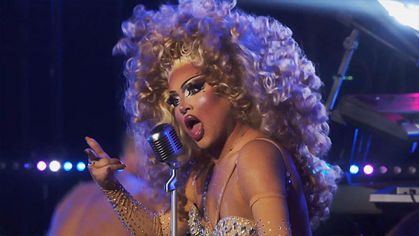 RuPauls Drag Race Season 16 contestant Morphine Love Dion performs her verse of Power by RuPaul. Sports Editor Jax Jackson placed her first this week.