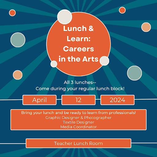 This Friday, students can explore career fields in the arts at Algonquins first Lunch & Learn.
