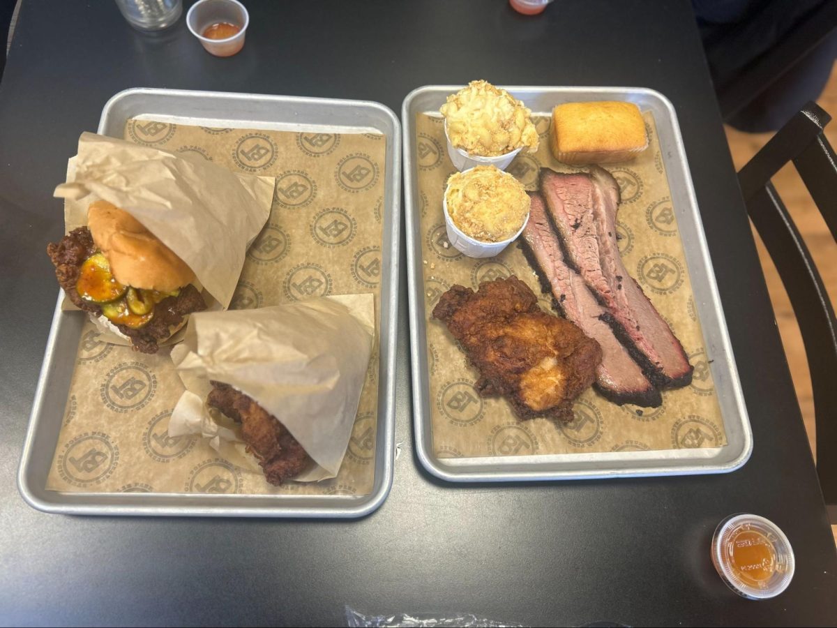 We ordered two original chicken sandwiches and a two-meat platter, roughly enough to feed a family of four.